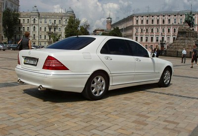 Фото 2 — Mercedes S500 Long, весільна компанія у місті Київ
